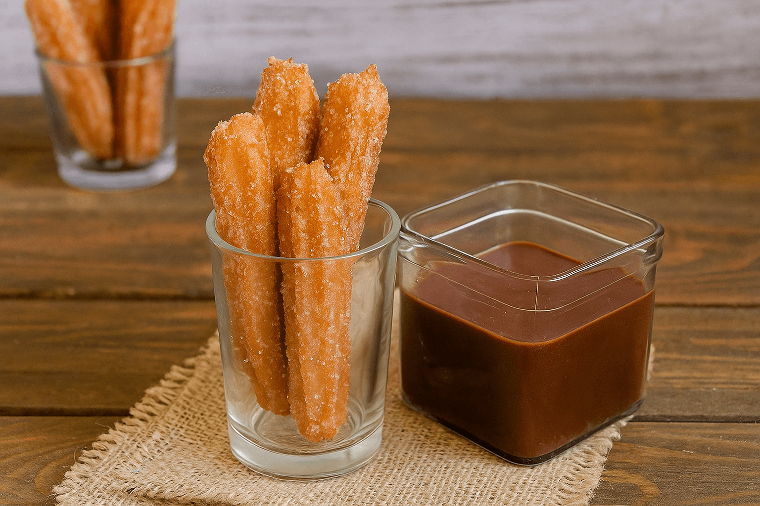 Traškūs ispaniški churros su šilkiniu šokolado kremu