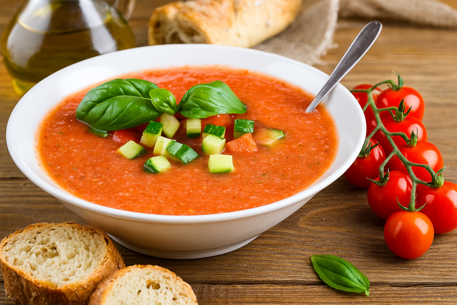Atgaivinanti šalta ispaniška „Gazpacho“ sriuba – vasariškas receptas