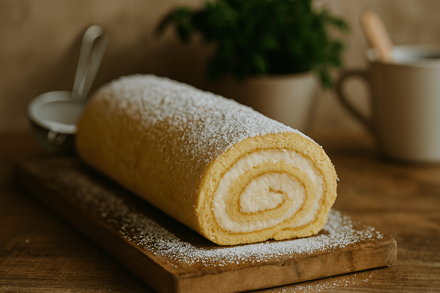 Lengvas Kuršėnų vyniotinis su varškės kremu – nostalgiškas desertas