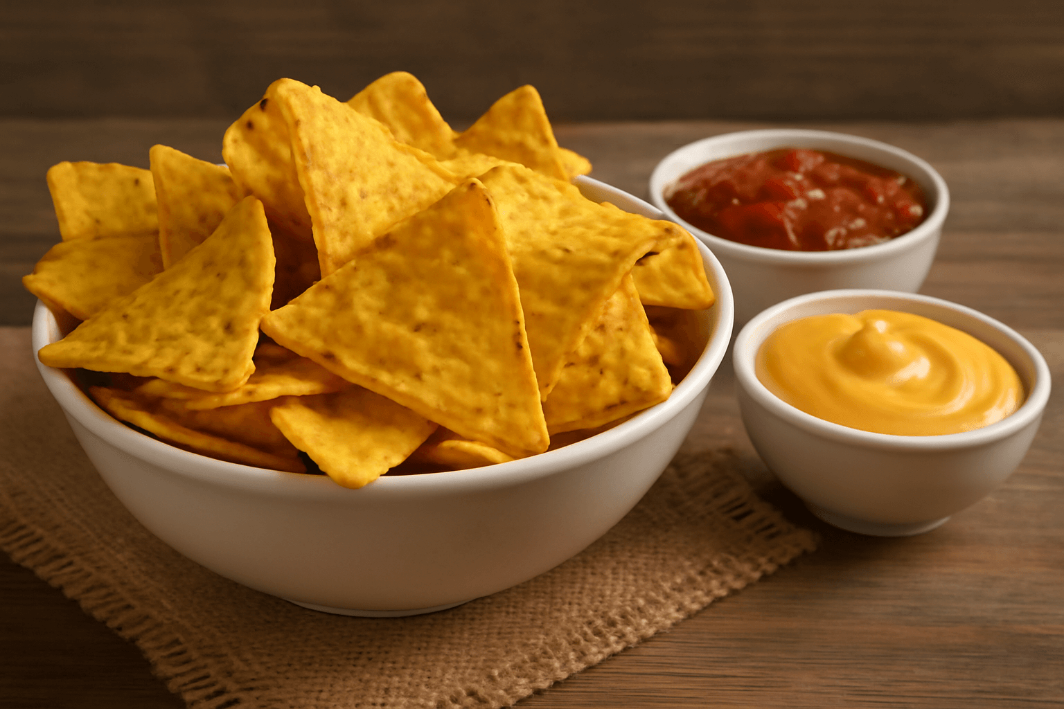 Nachos namuose: traškūs kukurūziniai su padažais