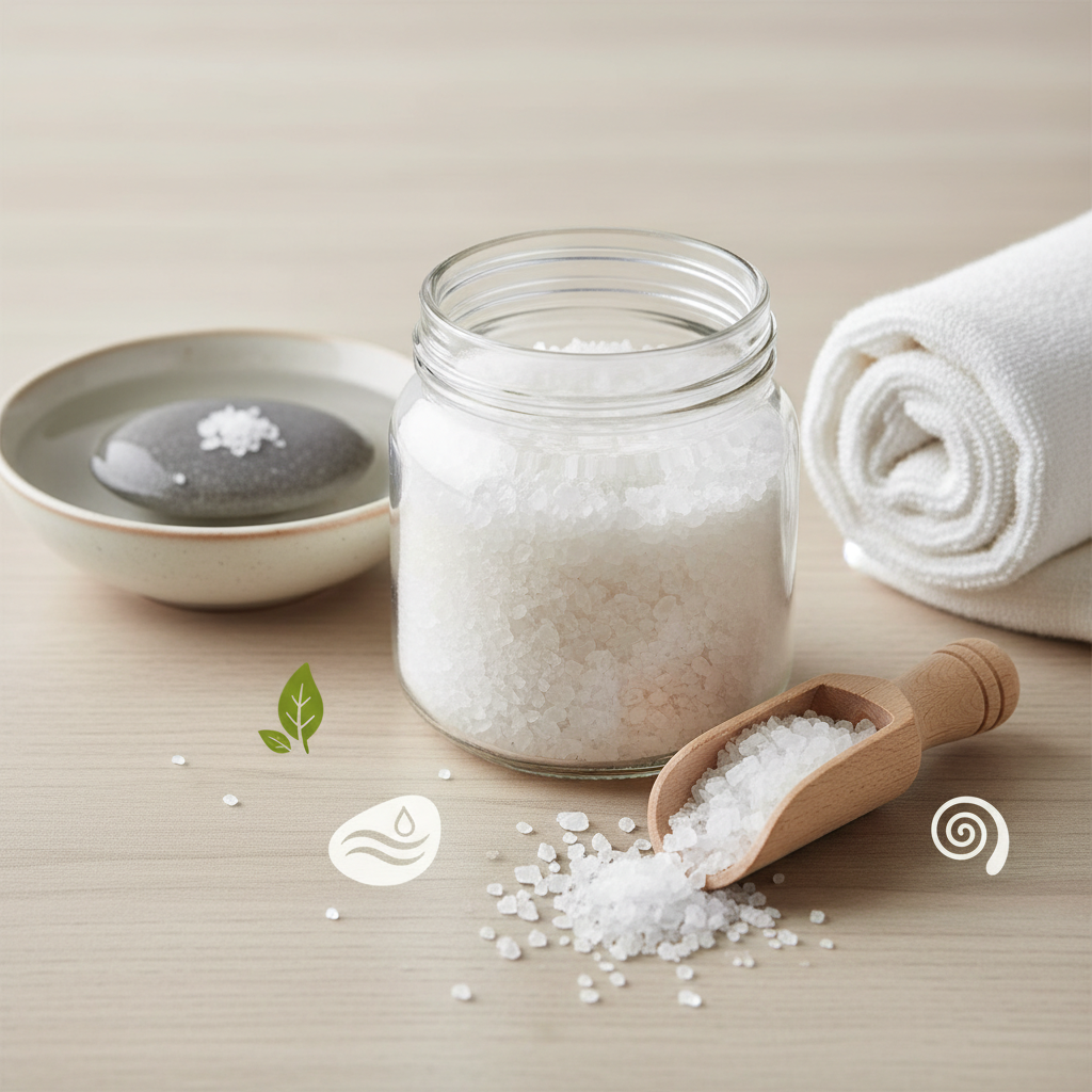 Epsomo druska: kodėl vis daugiau žmonių renkasi šią paprastą priemonę atsipalaidavimui ir sveikatai