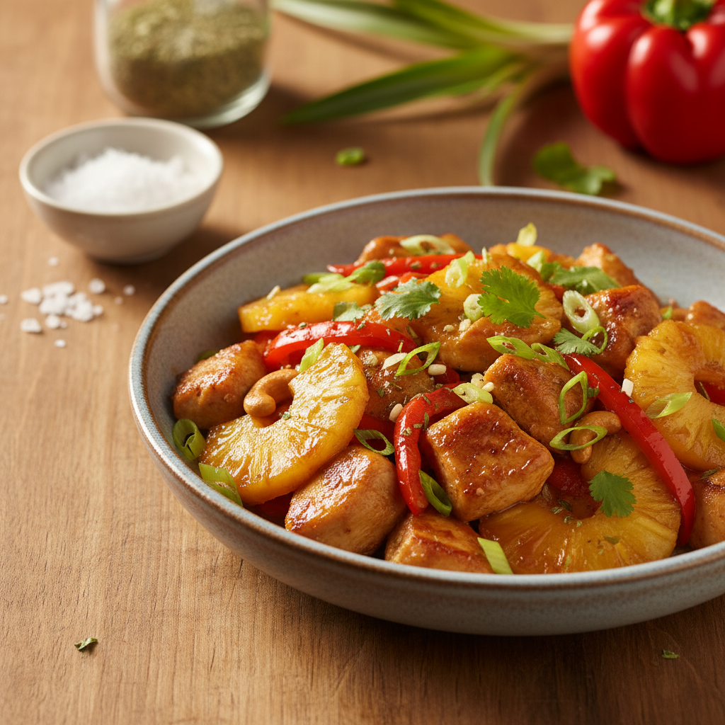 Greita ir skani vakarienė: vištiena su ananasais nustebins net išrankiausius gurmanus