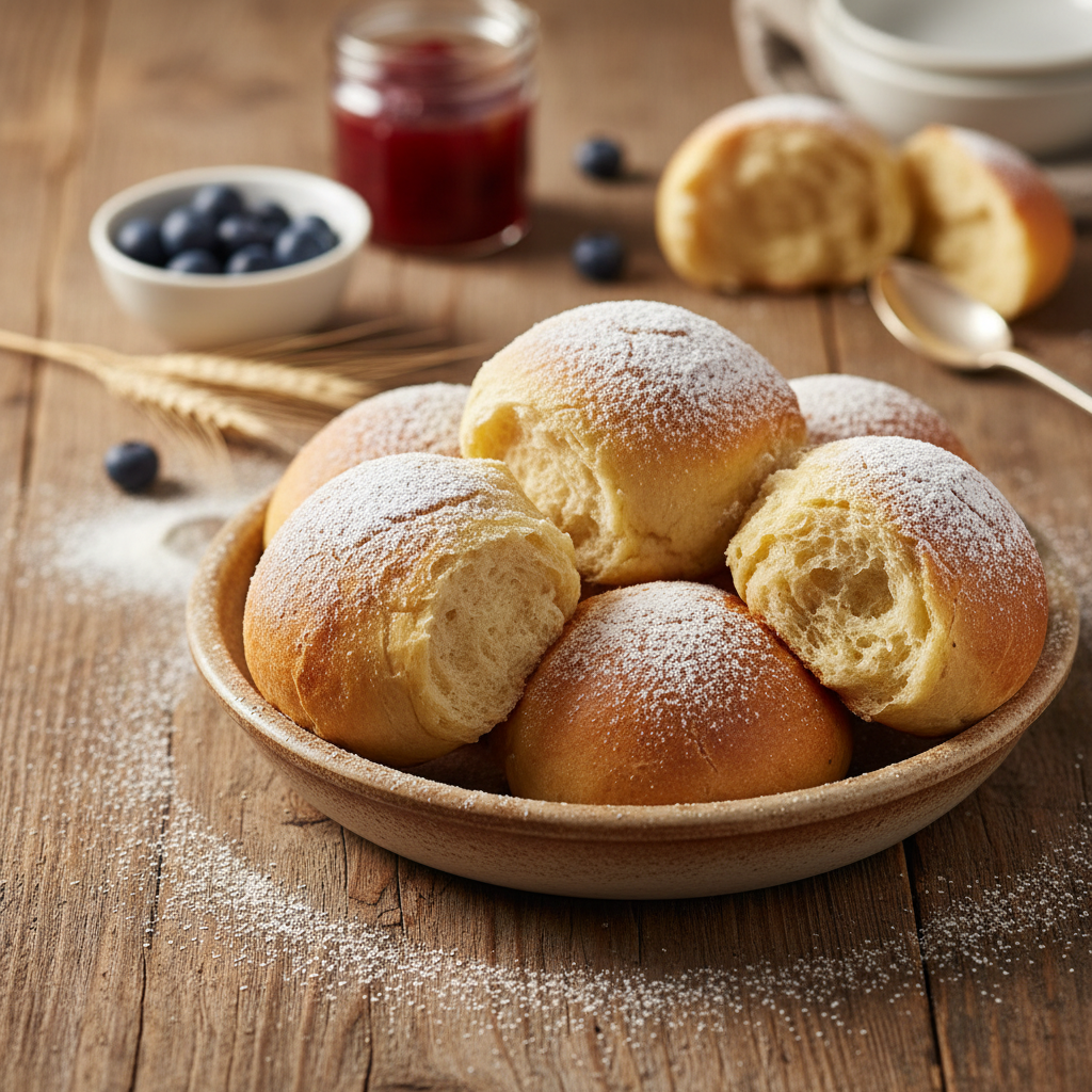 Kaip išsikepti purias mielines bandeles, kurios tirpsta burnoje