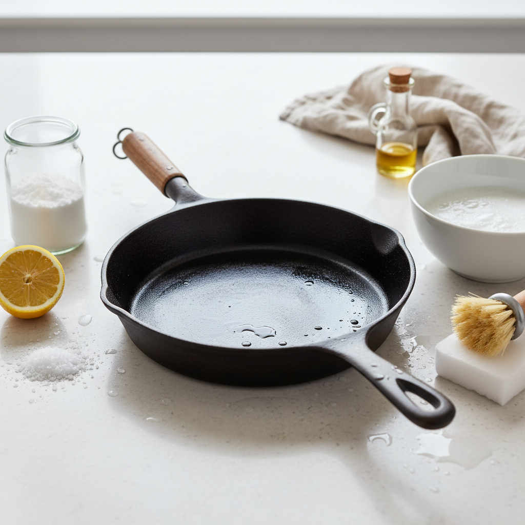 Kaip išvalyti keptuvės išorę: paprasti būdai, kurie išgelbės net labiausiai pridegusį indą