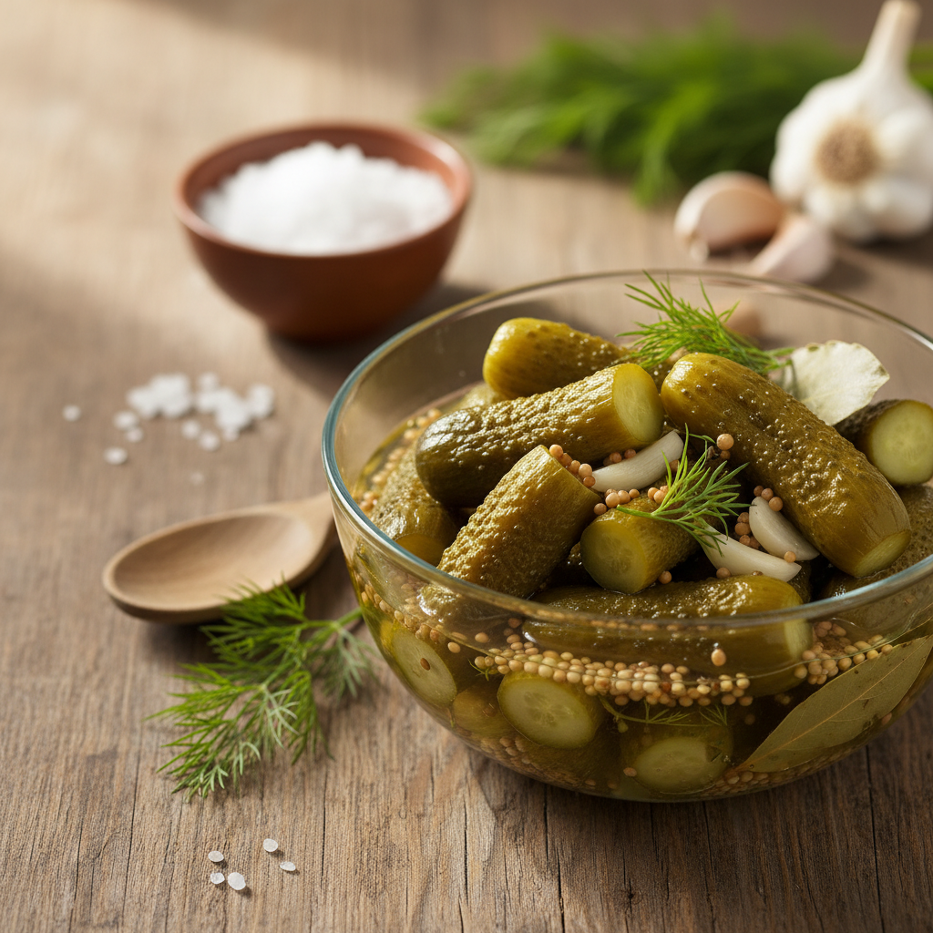 Kaip paruošti marinuotus agurkus su garstyčiomis: patarimai, kad skonis būtų išskirtinis