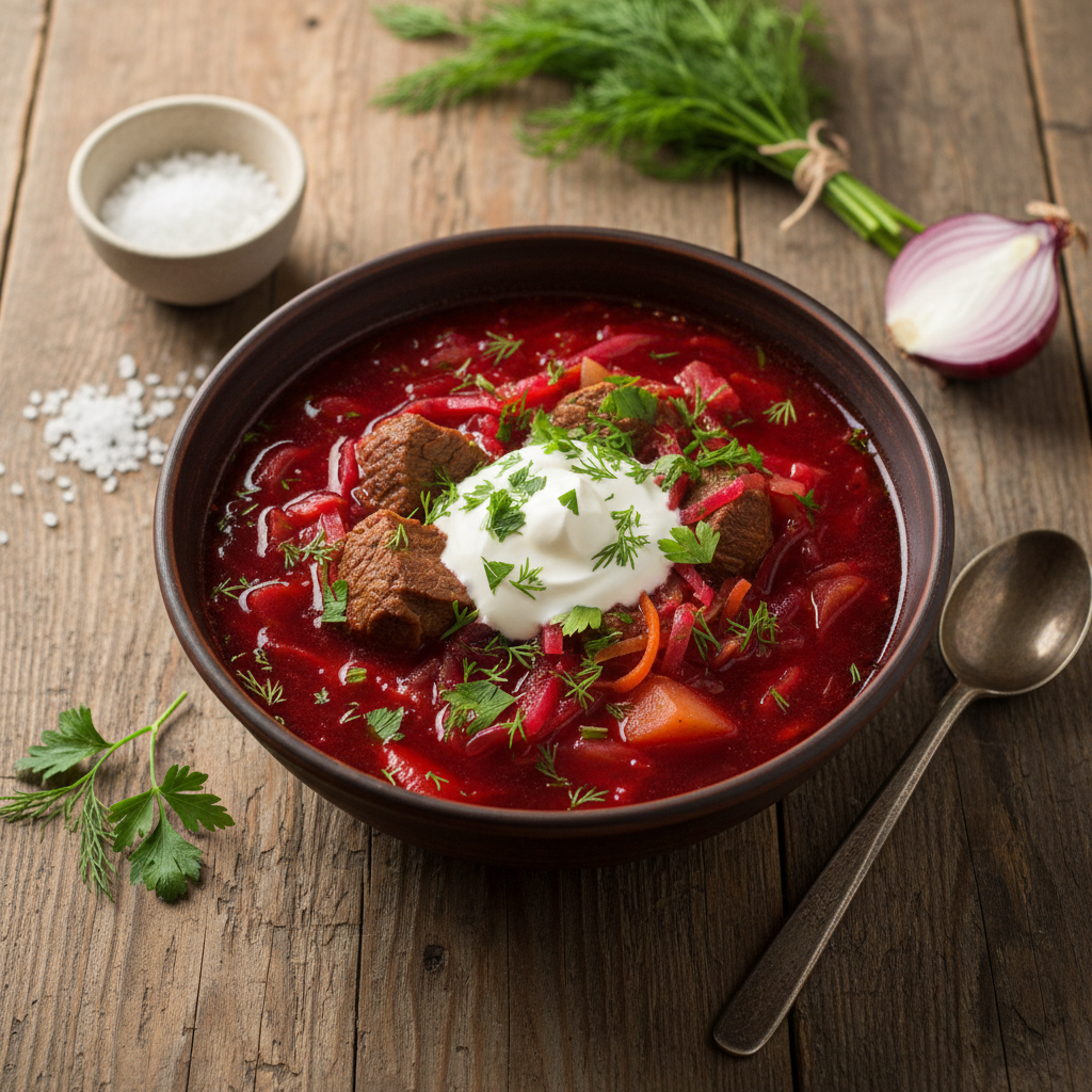 Kaip paruošti tikrus ukrainietiškus barščius: receptas ir kulinaro patarimai
