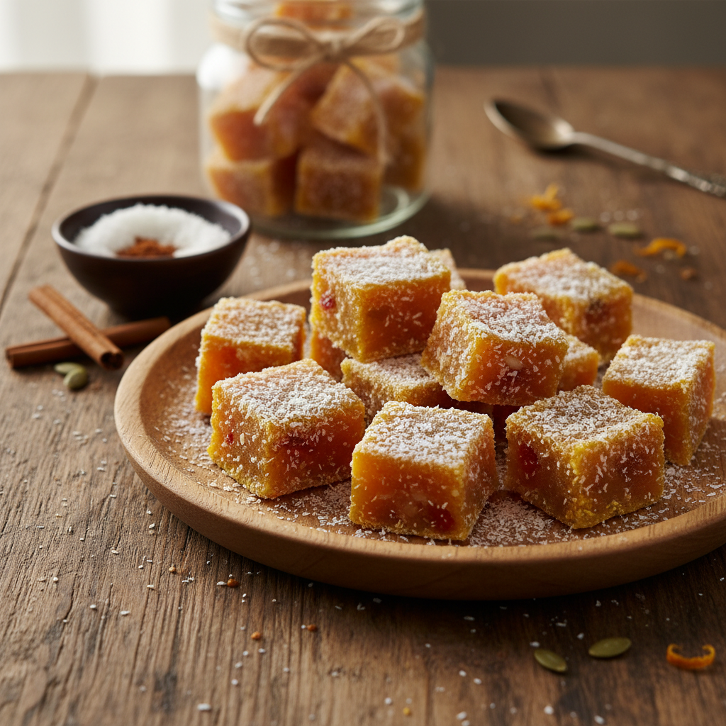 Kaip pasigaminti skanių moliūginių saldainių namuose: paprastas receptas rudens vakarams