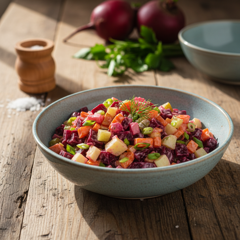 Kaip pasigaminti tobulą burokėlių mišrainę: virtuvės meistrų patarimai