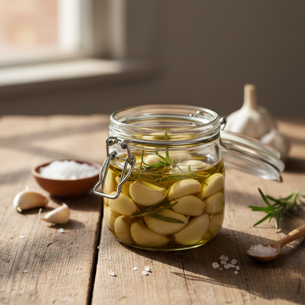 Kaip tinkamai laikyti česnakus stiklainyje: patarimai ilgesniam šviežumui