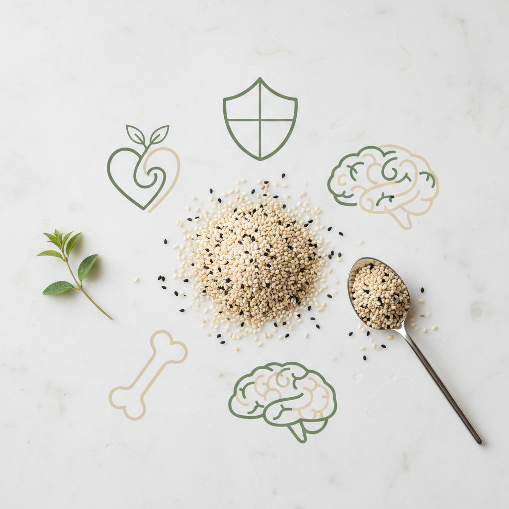 Kuo naudingos sezamo sėklos ir kaip jas įtraukti į kasdienę mitybą