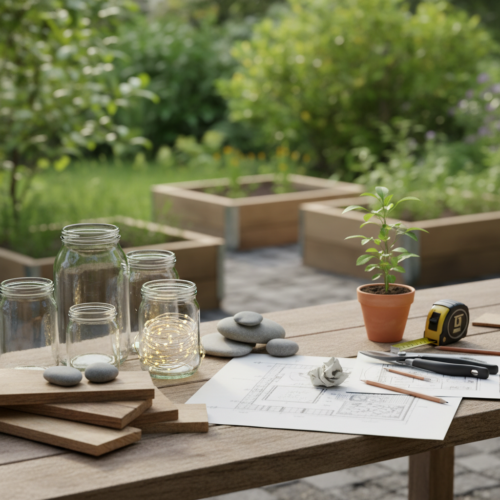 Kūrybingos sodo idėjų „pasidaryk pats“: kaip atnaujinti savo kiemą be didelių išlaidų