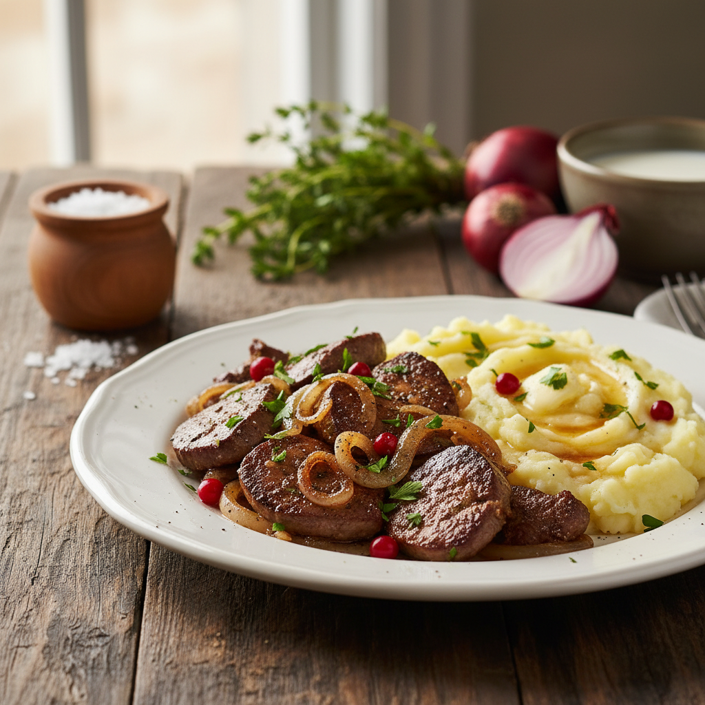 Paprastas ir skanus kiaulienos kepenėlių receptas: kaip paruošti švelniai ir be kartumo