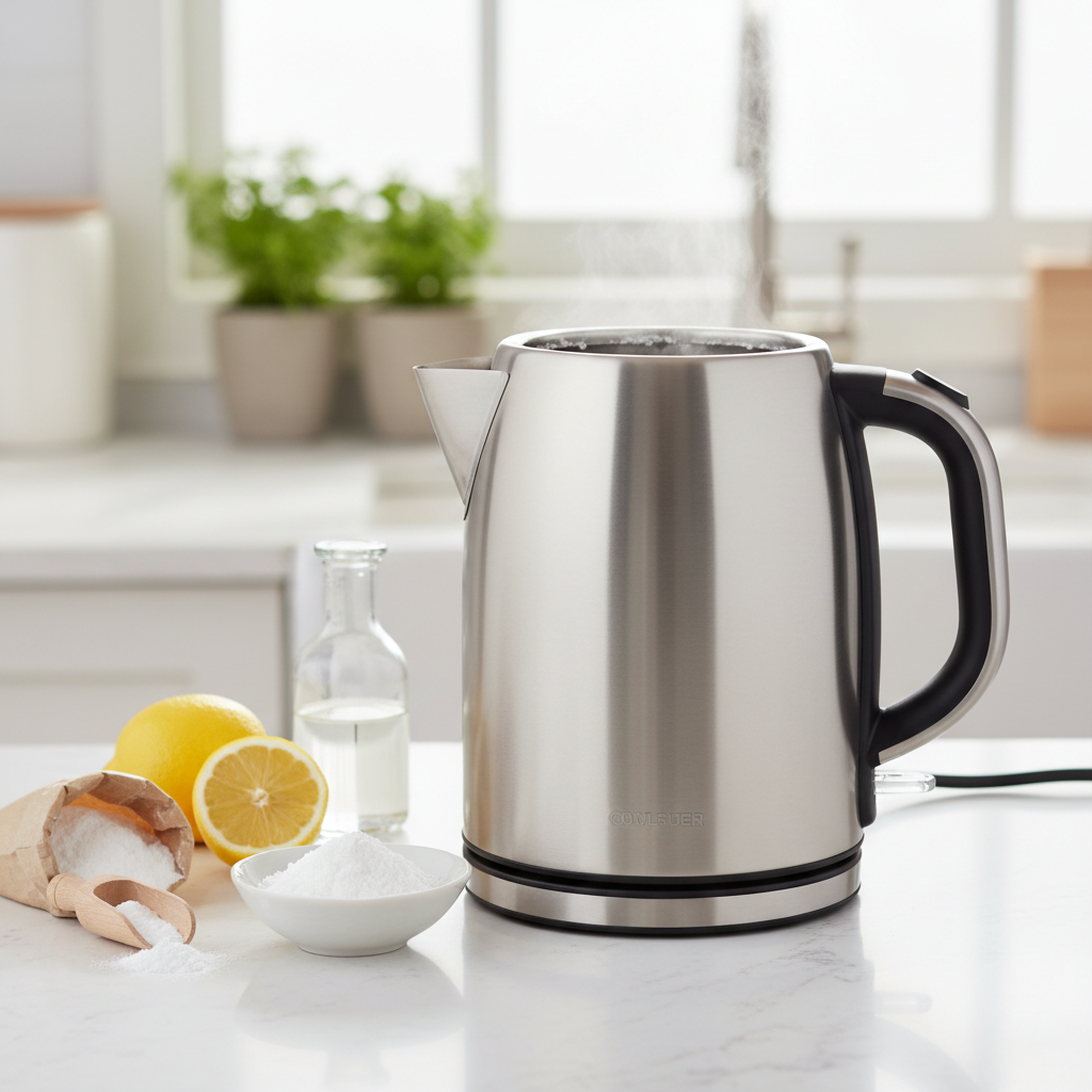 Kaip lengvai išvalyti kalkes virdulyje be brangios chemijos