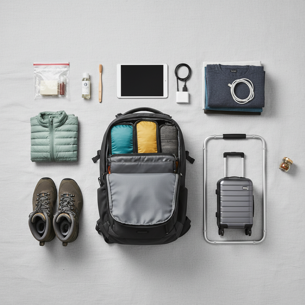 Kelionė su rankiniu bagažu: ką privalu žinoti