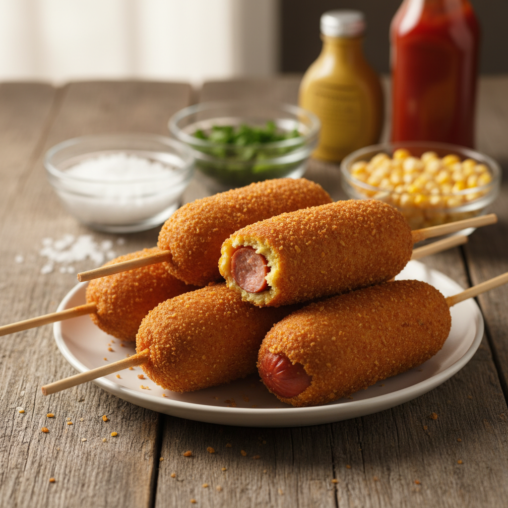 Kukurūzinių dešrainių receptas: traški amerikietiška klasika