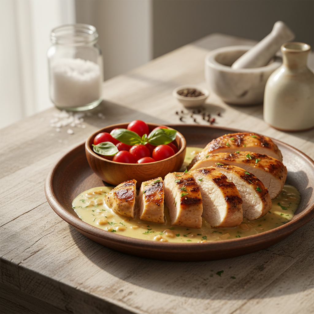 Sultinga vištienos krūtinėlė keptuvėje: pavyks kiekvienam