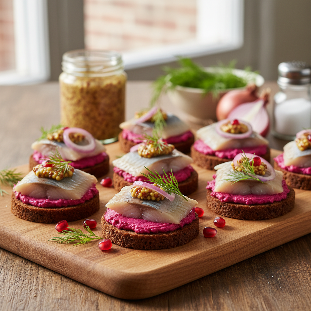 Sumuštinukai su silke: užkandis, kuris dingsta pirmas