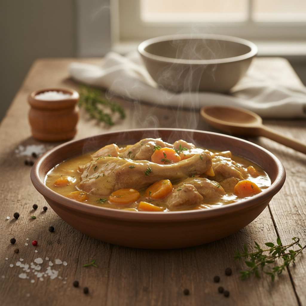 Troškinta triušiena su morkomis: receptas sotiems pietums