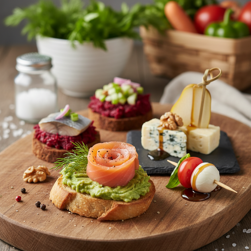 Vieno kąsnio sumuštiniai: receptai šventiniam stalui