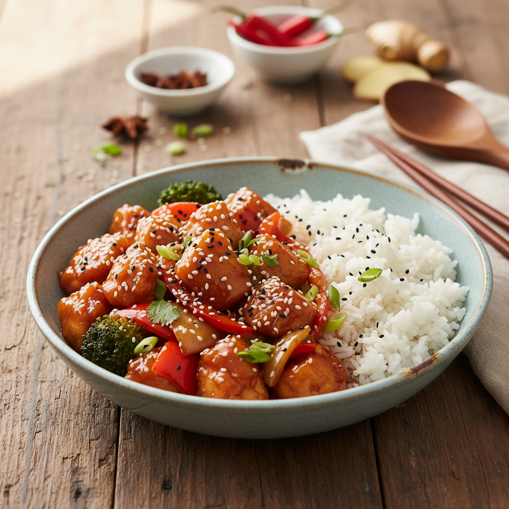 Vištiena kinietiškai: receptas, geresnis nei restorane