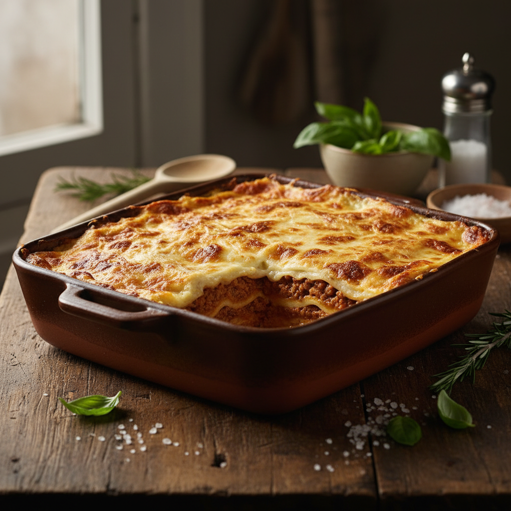 Tobula lazanija su bešamelio padažu: receptas kiekvienam