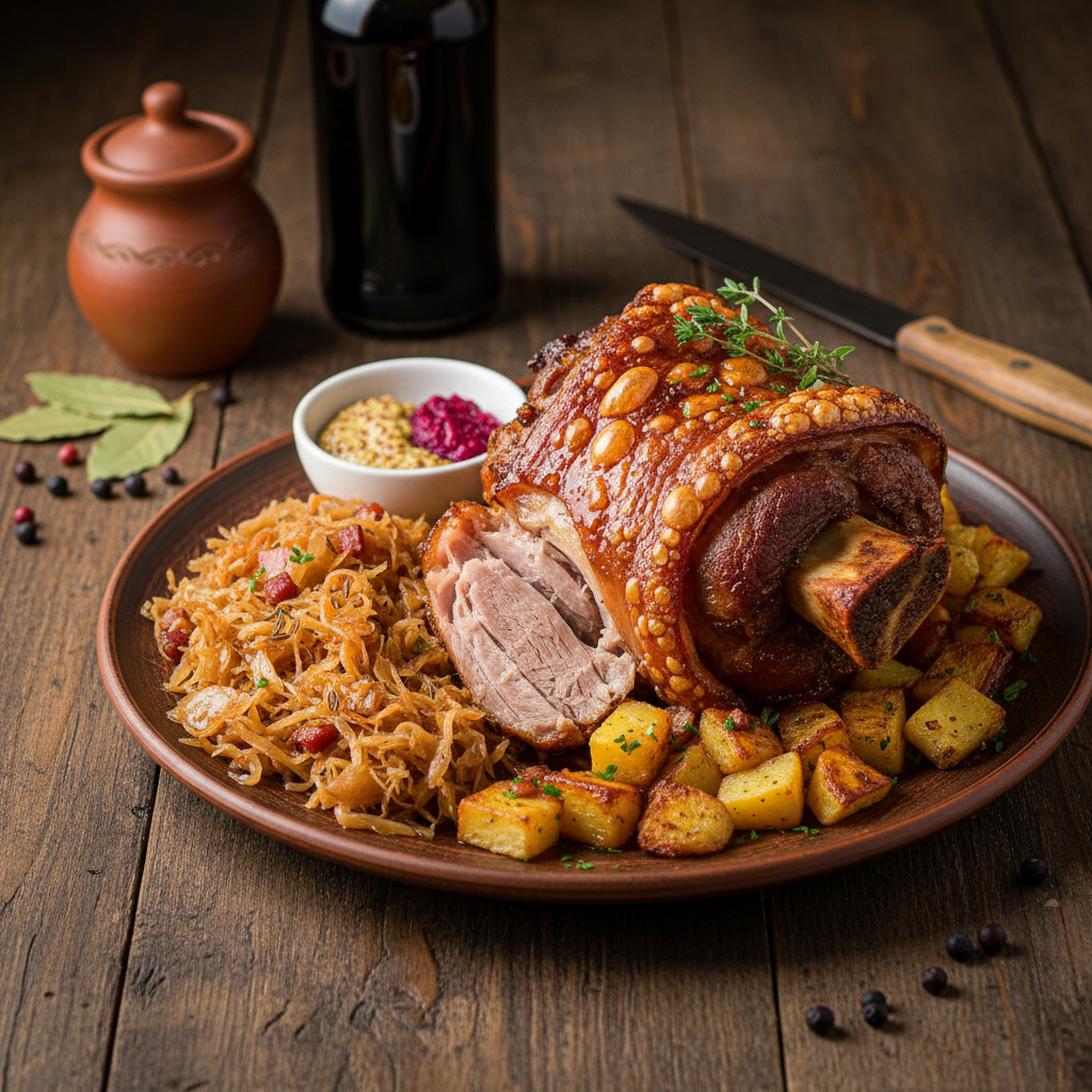 Traški karka su raugintais kopūstais: gaminimo paslaptis